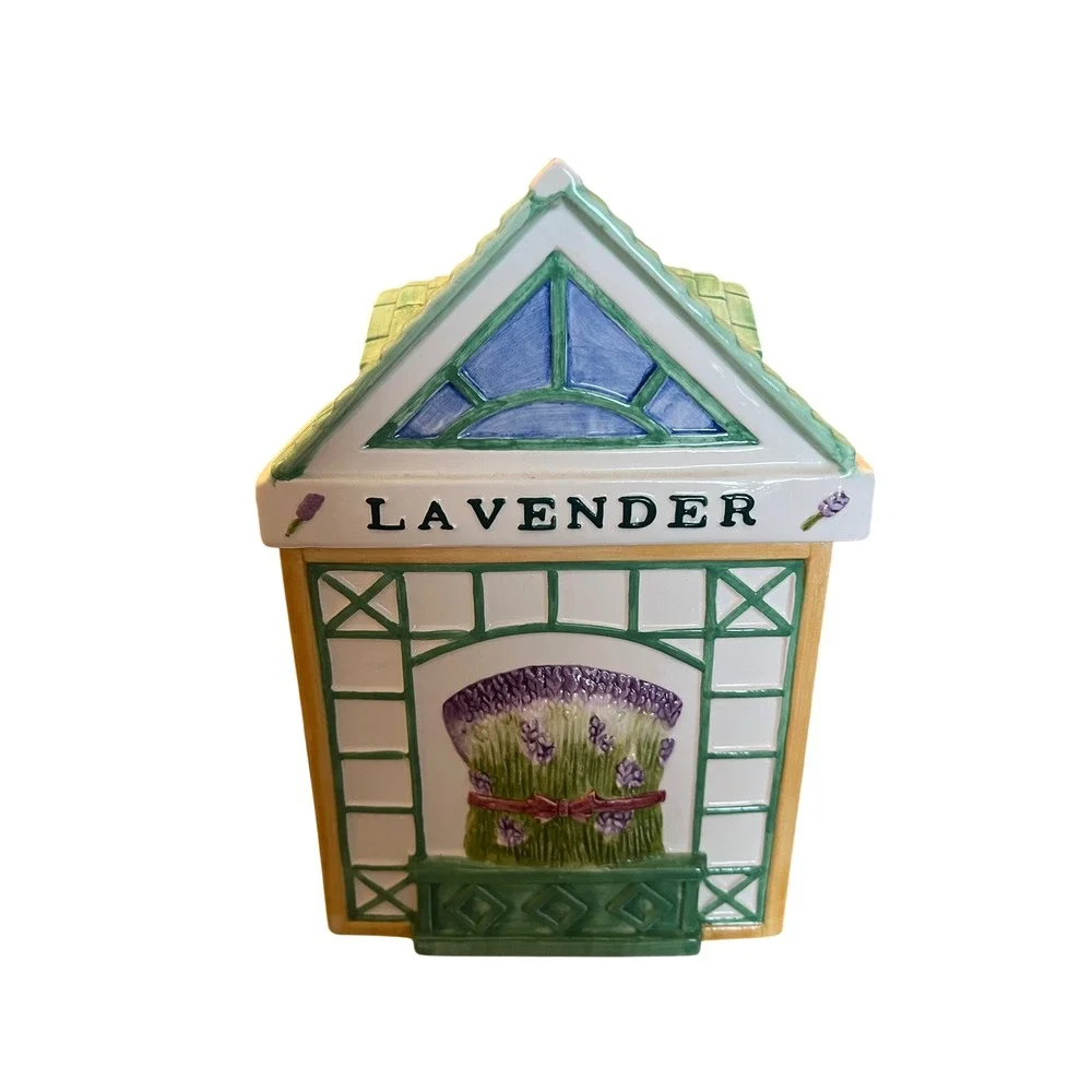 Certified International Herb Trellis‎ Canister Set Holly Holderman Greenhouse